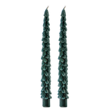 Green Tree Taper Candles (Set of 2)