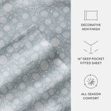 Bohemian Garden Cotton Patterned Sheet Set