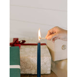 Midnight Blue | Dipped Beeswax Taper Candles | All Natural: 10 Inch