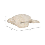Ivory Resin Solid Sea Turtle