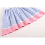Blue and Pink Ocean Smocked Sundress