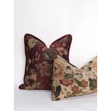Amelie Tapestry Reversible Pillow: 18 x 18