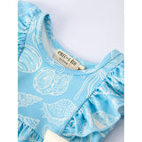 Ocean Girls Bow Ruffle Romper