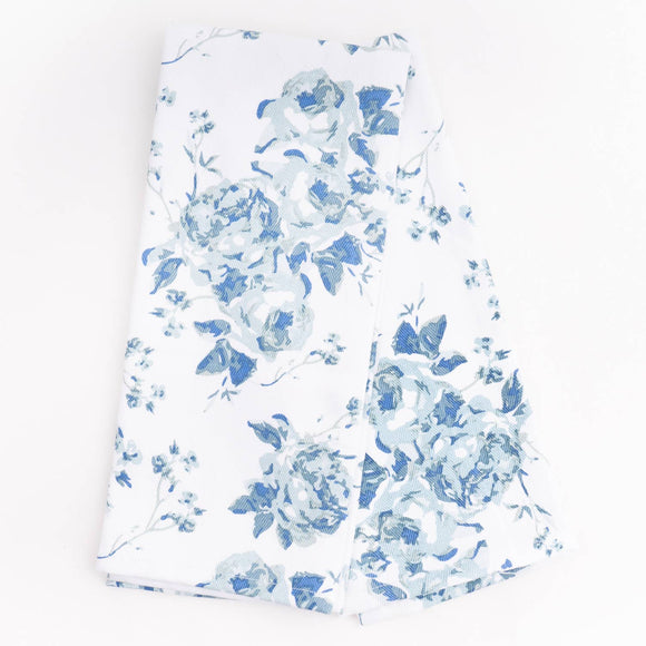 Springvale Blue Rose Kitchen Towel