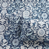Laure Indigo Quilt Set in Full/Queen