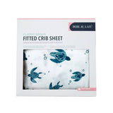 Sea Turtles Oh-So-Soft Muslin Fitted Crib Sheet