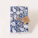 Blue Block Print Notecards