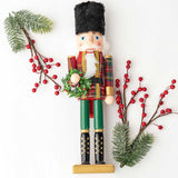 Handpainted Plaid 15" Nutcracker