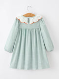 Pumpkin Embroidery Girls Dress