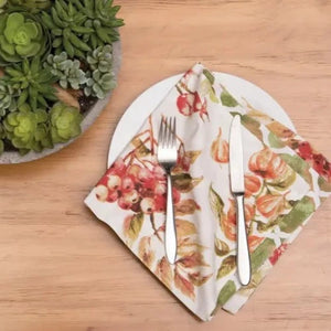 Harvest Maple Napkins Set 6