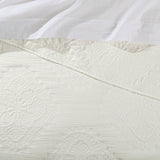 Muslin Stitch Quilt Set: Cream / King/Cal King