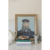 Portrait of a Postman Framed Antique Art: 10x12