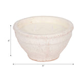 Ceramic Sea Salt and Lemon Bowl Candle