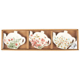 Southwarke Florals Stoneware Tea Bag Holder Set