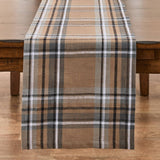 Chestnut Plaid Table Runner 72" L