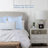 Magnolia Ticking Stripe Pillow 22" x 22"