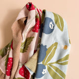 Blanket Blueberry Bear Bee Organic Cotton Baby Blanket