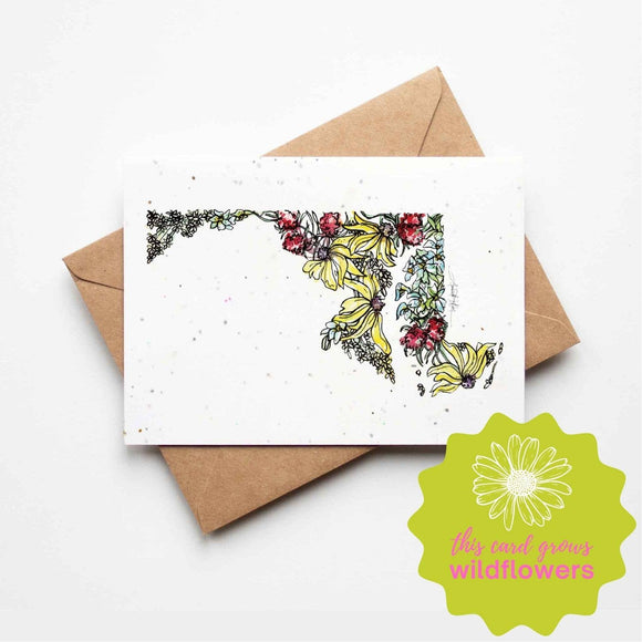 Maryland Plantable Greeting Card