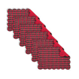 Christmas Red Plaid Placemat (Set of 4)