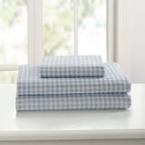 100% Cotton Gingham Sheet Set