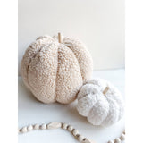 Handmade Plush Sherpa Decorative Pumpkins