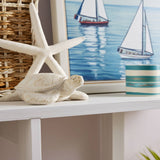 Ivory Resin Solid Sea Turtle