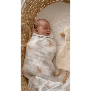 Goosey Gander Organic Cotton Swaddle Wrap