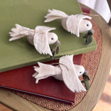 Handcrafted Felt Dove With Olive Twig Ornament