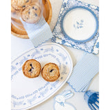 Diamond Bunny Pattern 9" Paper Plate