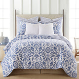 Clara Blue Quilt Set: King/Cal King