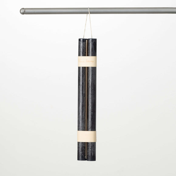 Vance Kitira Handpoured Black Taper Candle Set
