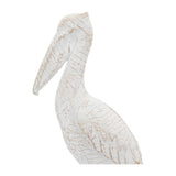White Standing Pelican
