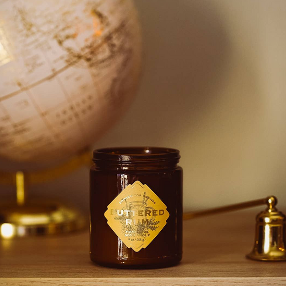 Buttered Rum 9 oz Soy Candle
