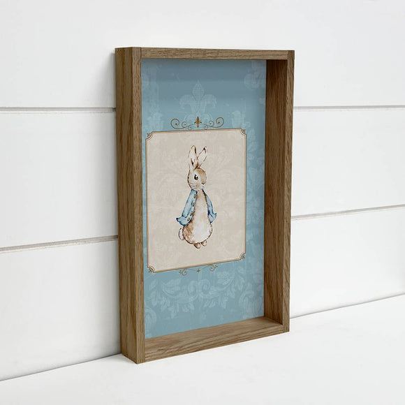 Peter Rabbit Vintage Border - Sweet Rabbit Canvas Art : 6x10