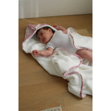 Pink Toile Organic Cotton Bath Towel