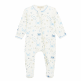 Crabby Cove Zip Footie in Blue