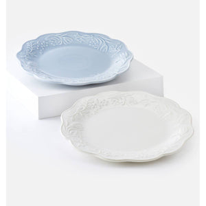 Brighton Ceramic Embossed Floral Dinner Plate