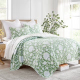 Evelyn Jacobean Floral Rayon Quilt Set