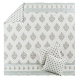 Kamira Quilt Set: Spa / Full/Queen