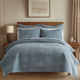 Velvet Stitch Quilt Set in Forrest
