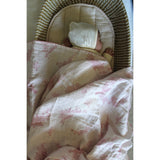 Little Pink Bird Muslin Organic Cotton Blanket