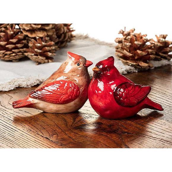 Cardinal Salt & Pepper Shakers