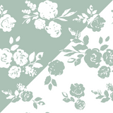 Vintage Floral Swaddle Blanket Set