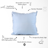 Magnolia Ticking Stripe Pillow 22" x 22"