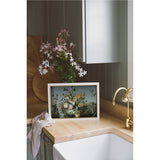 Blue Still Life with Flowers Artwork