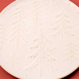 Antique White Winter Fir Plate