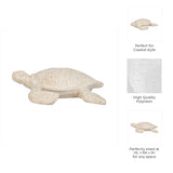 Ivory Resin Solid Sea Turtle