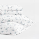 Blue Bouquet Bliss Brushed Cotton Patterned Sheet Set