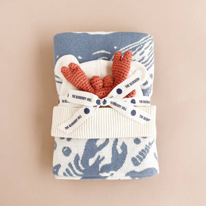 Cotton Baby Nautical Crab Gift Set