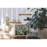 Blue Still Life with Flowers Artwork